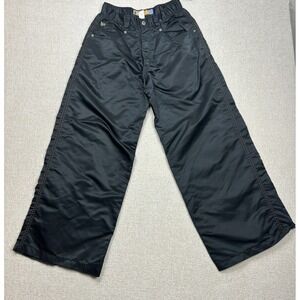 Vintage Kikwear Womens Synthetic Technologies pants baggy, wide-leg Size 30